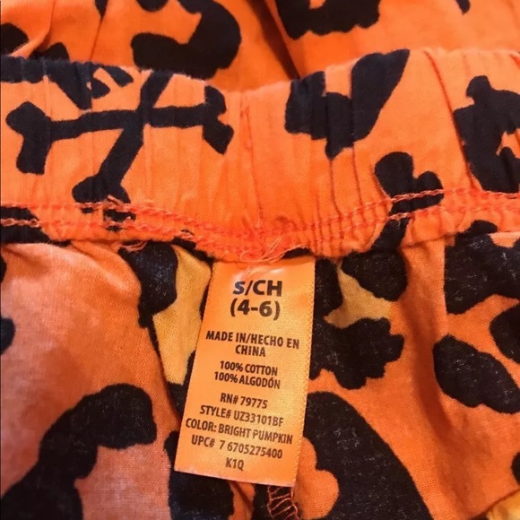 Hot Topic Leopard skeleton ☠️ Animal Print pajama - Picture 2 of 2